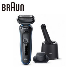 德國百靈BRAUN 新5系列免拆快洗電動刮鬍刀51-B7200cc，親膚舒適，乾濕兩用，德國工藝