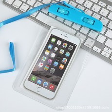 防水手機袋 游泳專用 IPX8級防水 觸控靈敏, 手機防水袋普通款藍色, 1個