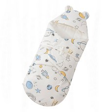 雪倫小舖 新生兒防驚跳鋪棉睡袋 懶人包巾抱被 (輕量純棉包腳睡袋)
