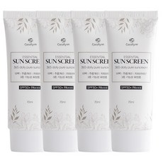 코코린느 백탁 눈시림 끈적임 없는 촉촉한 에센셜 선크림 (혼합자차선크림) 70ml 4개