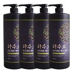 과일나라 패밀리 향기 좋은 여행용 거품 헤어 선물용 하수오 오리엔탈 샴푸 1.5L 4개