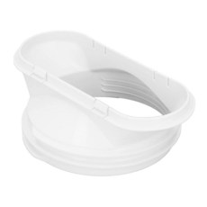 Flexman 컨디셔너 창문 어댑터 150mm 수 130mm 암나사 컨디셔너 배기 호스 휴대용 에어컨 창문 벤트 키트 배기 호스 연결, Flexman 컨디셔너 창문 어댑터, 150mm 수 1