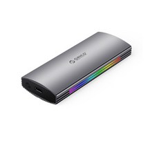 오리코 M2R2-G2 M.2 NVMe SSD RGB 외장하드케이스, 그레이, 1개