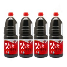 매일식품 맛있는 진간장, 1.8L, 4개