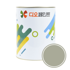 디오페인트 광택스 가구 방문 몰딩 수성 반광 페인트, 1개, 1L, 뉴트럴66 (파스텔올리브)