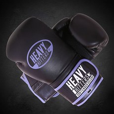 重型加熱器競爭者魔術貼訓練手套 H3, 黑/紫 H3-BP