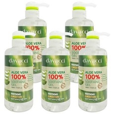 다바찌 알로에베라 100% 수딩젤 세럼, 500ml, 5개
