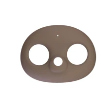 [AI ROPET 전용] KAMOMO ROBOT SKIN 얼굴 마스크, 브라운, 1