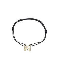 알리타 9K 옐로 골드 D 레터 시트린 브레이슬릿