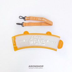 ARONSHOP PERCENTAGE 飲料提袋, 1個, 軟膠杯套-GHOST SOCIETY