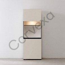 베요라 LED 홈카페 수납장 600 8색 인테리어수납장 주방장식장 그릇진열장 주방수납장, 화이트