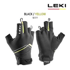레키 브리즈 숏 장갑 트레킹 등산 트레킹 반장갑, 옐로우, 1개