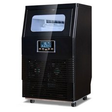 업소용 제빙기 대용량 고속 카페 얼음 아이스메이커 50k 바 밀크 메이커 티 아이스 큐브 자동 머신 상업용, 50KG