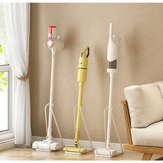 라슈에뜨 다이슨 차이슨 디베아 호환 멀티 무선 청소기 스탠드 보관함 청소기 거치대, 화이트