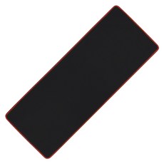 밸류엠 게이밍 마우스 장패드 800 x 300 x 5mm, 레드, 1개