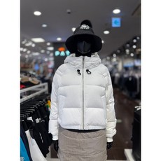 파사디골프 청주NC 여성 겨울 후디드 엠보스트링 다운점퍼 P23WWJ752M