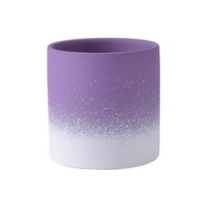 HYLSS 花盆 陶瓷 多肉綠蘿, 11*11cm漸變-紫色(無托盤)1件