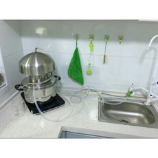 蒸餾器 釀酒機 304不銹鋼純露機 釀酒設備 蒸酒器, 1個, 304不銹鋼底鍋純露機