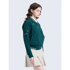 챌린저 여성 에어패스 스타디움 블루종 자켓 다크그린 CHF1WJK6504DN