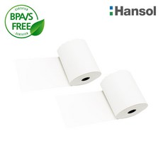 바이메리 감열지 한솔 57X50 무지 약관 포스용지 2인치 포스영수증용지 BPA/BPS FREE/groce, 24개