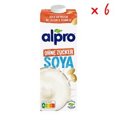 알프로 소야 무설탕, 6개, 1L