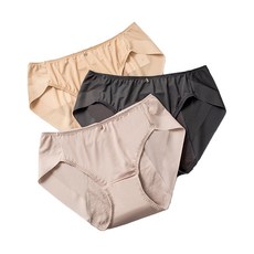 女款無痕內褲 3入, 混色