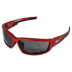 Global Vision Eyewear Sly Red Metallic 오토바이 선글라스 스모크 렌즈 메탈릭 프레임 레드, Global Vision Eyewear Sly 레드 M