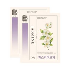 녹차원 쟈스민 허브차, 1g, 20개입, 16개