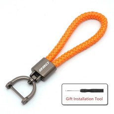 오토바이 키 커버 쉘 케이스 키체인 키링, 1개, 1. Keychain Orange