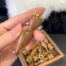 두피 승모근 마사지기 미니 우드 괄사 어깨 바디, 섬세우드괄사, 섬세우드괄사