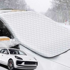 간편차량덮개 자동차방한 포르쉐 마칸 성에방지 앞유리커버 자동차 덮개 겨울철차량관리 성에제거, 포르쉐 대형