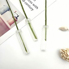 생화 꽃물주머니 10개 꽃다발 물병 화기 식물 용기 화분 원예 용품 식 재료 장식 자생, 본상품