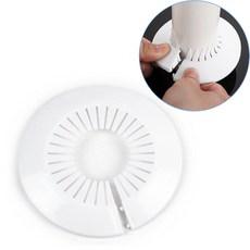 리빙큐브 화이트 에어컨 배수구멍 마개 커버 배수구뚜껑, 1개