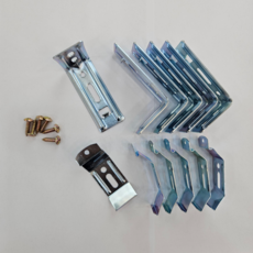 커블 블라인드 ㄱ자 브라켓 스냅 세트, 우드블라인드 6P set