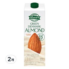 덴마크 그린덴마크 아몬드, 950ml, 12개