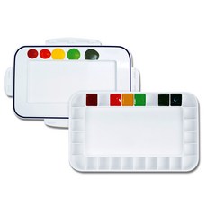 Mijello 美捷樂 MAP-1728 密閉保濕免洗調色盤，28格大容量，顏料保濕不易乾, 1個