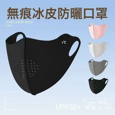 DFMEI 簡約夏季長款防曬面罩upf50百搭騎行透氣臉基尼冰絲遮陽防曬口罩