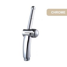 휴대용 비데 샤워 헤드 노즐 호스 자체 이중, 1)Chrome bidet