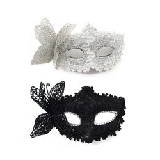 가디언블루 무도회 반가면 파티가면 파티용품 행사선물 무도회가면, 1개, 무도회반가면 실버