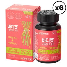 일양약품 일양 바디팻 가르시니아, 56정, 6개