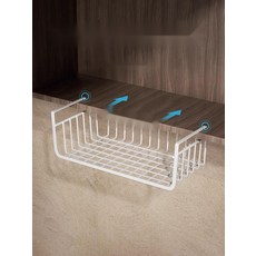 걸이형 정리 선반 책상 밑 수납 옷장 주방 바구니