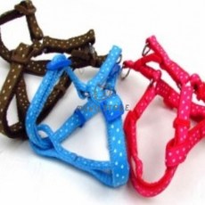 오마누 애견가슴줄 강아지줄 대형견가슴줄 강아지가슴줄, 가슴줄&리드줄형 15mm 브라운색