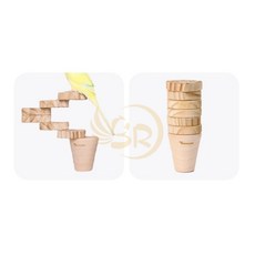 Yoosopet 原木造景站棧階梯 (可彎折造型) YP-039 - 鳥類玩具