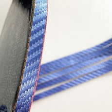 PVC 乒乓球拍護邊條 碳纖維紋理 0.6mm/0.8mm 亞光防撞保護, 1個, 【藍色】乒乓球拍護邊條-8mm,【普通品質】薄款3mm-1個裝