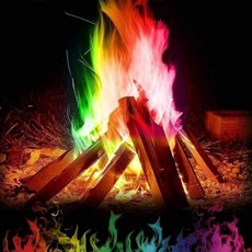 레인보우 캠핑 불멍 가루 오로라 가루 장작 매직 파이어, 1개, 06 플라스틱채반 핑크