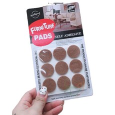가구바닥 층간소음 바닥 긁힘방지 패드 원형 2.5mm, 1개