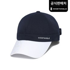 와이드앵글 공식 여성 CO 타공 리본 캡 WWM24C01N4 (정상가:79 000), Navy, 1개