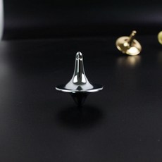指尖風動陀螺 空氣動力反重力玩具, 1個, 黑科技盜夢陀螺 銀色 1個, 銀色
