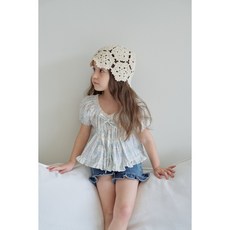 모모앤 메이비 블라우스 여아 여름 레이스 러블리룩