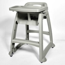 아기용 의자 플라스틱 아기식탁의자 카페 유아 식당 하이체어 식탁 다이닝 체어 + 브레이크 휠 (5.0kg)